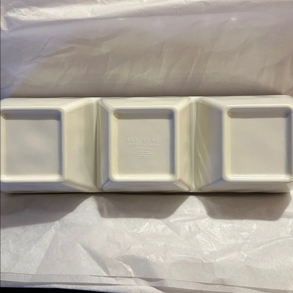 EUC Ray Dunn Cream Tray with Beach Motifs